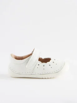 Next Cuir blanc - Chaussures Crawler Mary Jane Online