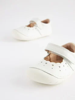 Next Cuir blanc - Chaussures Crawler Mary Jane Online