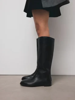 Next Cuir noir - Bottes d’équitation plates Forever Comfort® Clearance