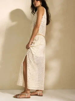 Next Cuir or rose - String tressé à entredoigt Online