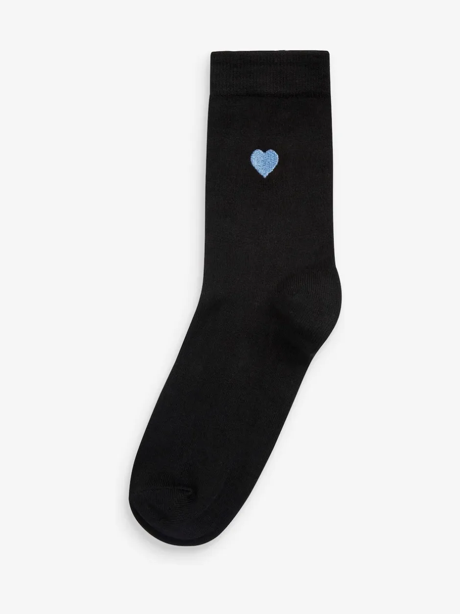 Next Cœur - Chaussettes à motif brodé 5 Pack Best
