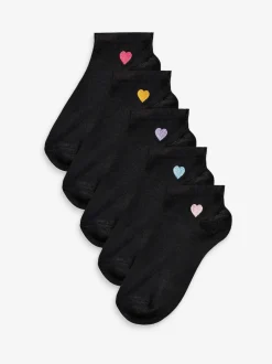 Next Cœur - Lot de 5 paires de chaussettes de sport à motif New