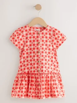 Next Cœur rouge - Robe en coton à manches courtes (3mois8ans) Clearance