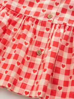 Next Cœur rouge - Robe en coton à manches courtes (3mois8ans) Clearance