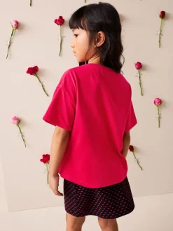 Next Cœur rouge - T-shirt à sequins (3-16 ans) Outlet