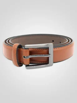 D555 ANTHONY Bord à boucle carrée cousu en faux 2.7 Ceinture en cuir d’une largeur cm Clearance