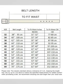 D555 ANTHONY Bord à boucle carrée cousu en faux 2.7 Ceinture en cuir d’une largeur cm Clearance