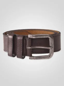 D555 ARCHIE Ceintures de jean en cuir à boucle antique 3.9cm Largeur Sale