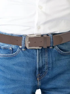 D555 HARRYSON Large boucle Fausse 3.9cm Ceinture large en cuir Hot