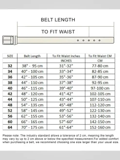 D555 HARRYSON Large boucle Fausse 3.9cm Ceinture large en cuir Hot