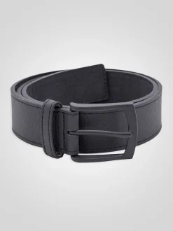 D555 ONZY Matt Buckled Faux 3.8cm Ceinture large en cuir New