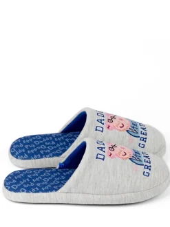 Vanilla Underground - Chaussons Mr Men Mr Lazy Daddy Pig gris Online