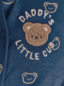 Next Daddys bleu marine Little Cub - Bébé Family Combinaison de nuit (0-2yrs) Outlet