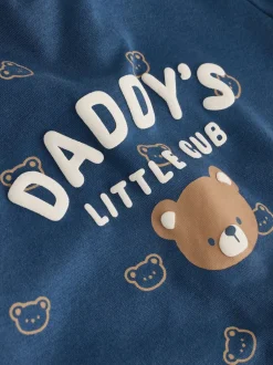 Next Daddys bleu marine Little Cub - Bébé Family Combinaison de nuit (0-2yrs) Outlet