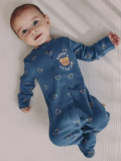 Next Daddys bleu marine Little Cub - Bébé Family Combinaison de nuit (0-2yrs) Outlet