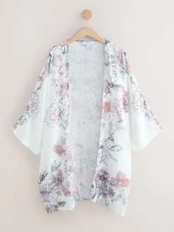 Next Dahlia vintage - Vêtement de kimono long fleuri vintage Online