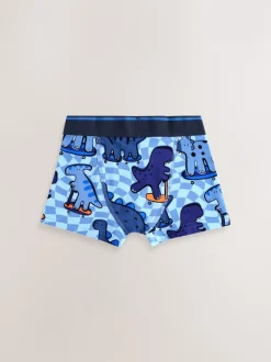 Next Damier Dino - Lot de 5 boxers Junior Personnage (1.5-16ans) New