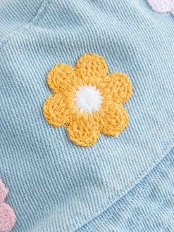 Next Denim - Chapeau à fleurs au crochet (3mois-10ans) Clearance