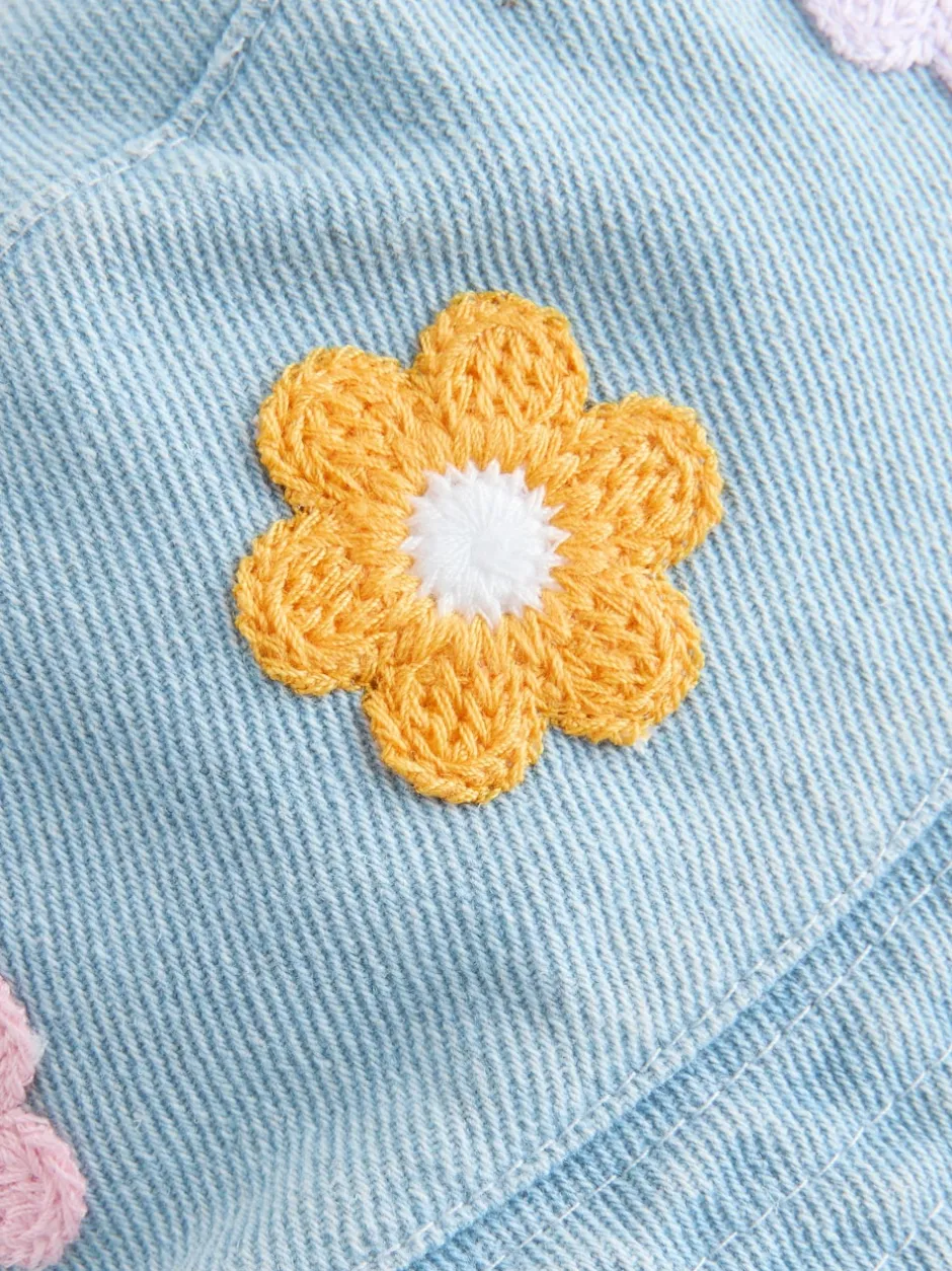 Next Denim - Chapeau à fleurs au crochet (3mois-10ans) Clearance