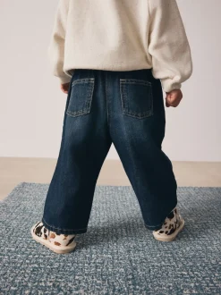 Next Denim Dark Wash (en) - Jeans à jambe large (3mths-7yrs) Sale