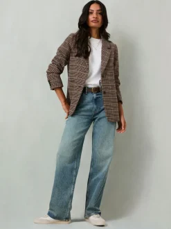 Fat Face Denim délavé à l’eau de Javel - Jean droit décontracté FatFace Hot