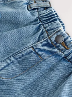 Next Denim effet vieilli bleu clair - Jeans à jambe large (3mths-7yrs) Hot