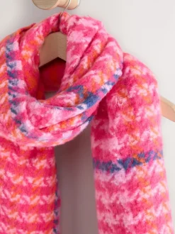 Next Dent de chien rose - Écharpe épaisse New