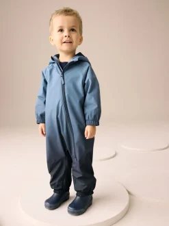Next - Combinaison imperméable doublée de polaire (3mths-7yrs) Dégradé bleu Sale