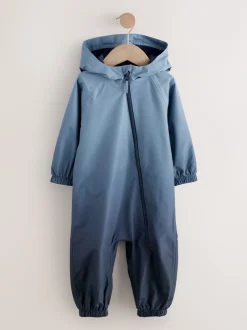 Next - Combinaison imperméable doublée de polaire (3mths-7yrs) Dégradé bleu Sale