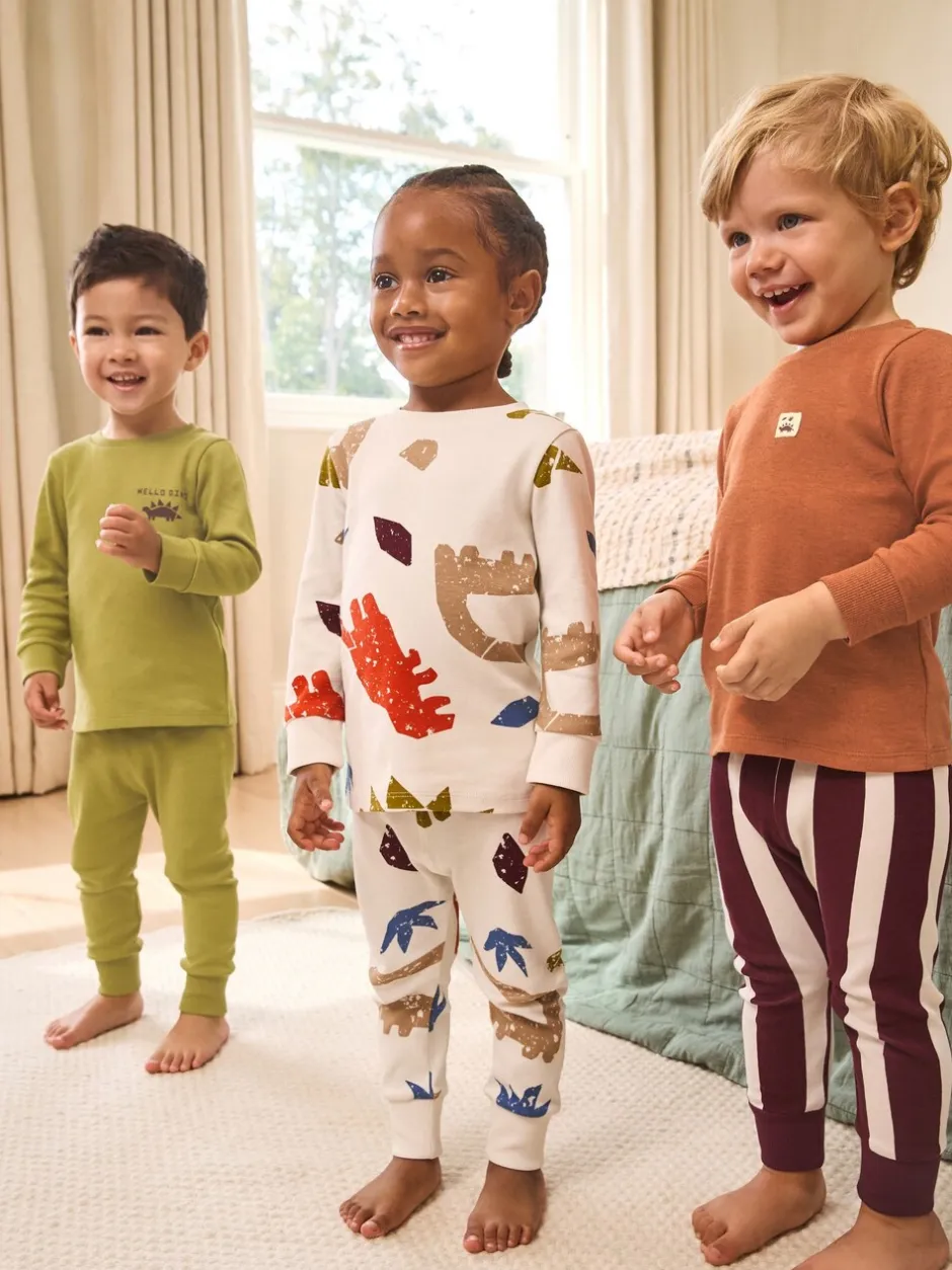 Next - Lot de 3 pyjamas Snuggle (9mois-10ans) Dino multicolore brillant Outlet