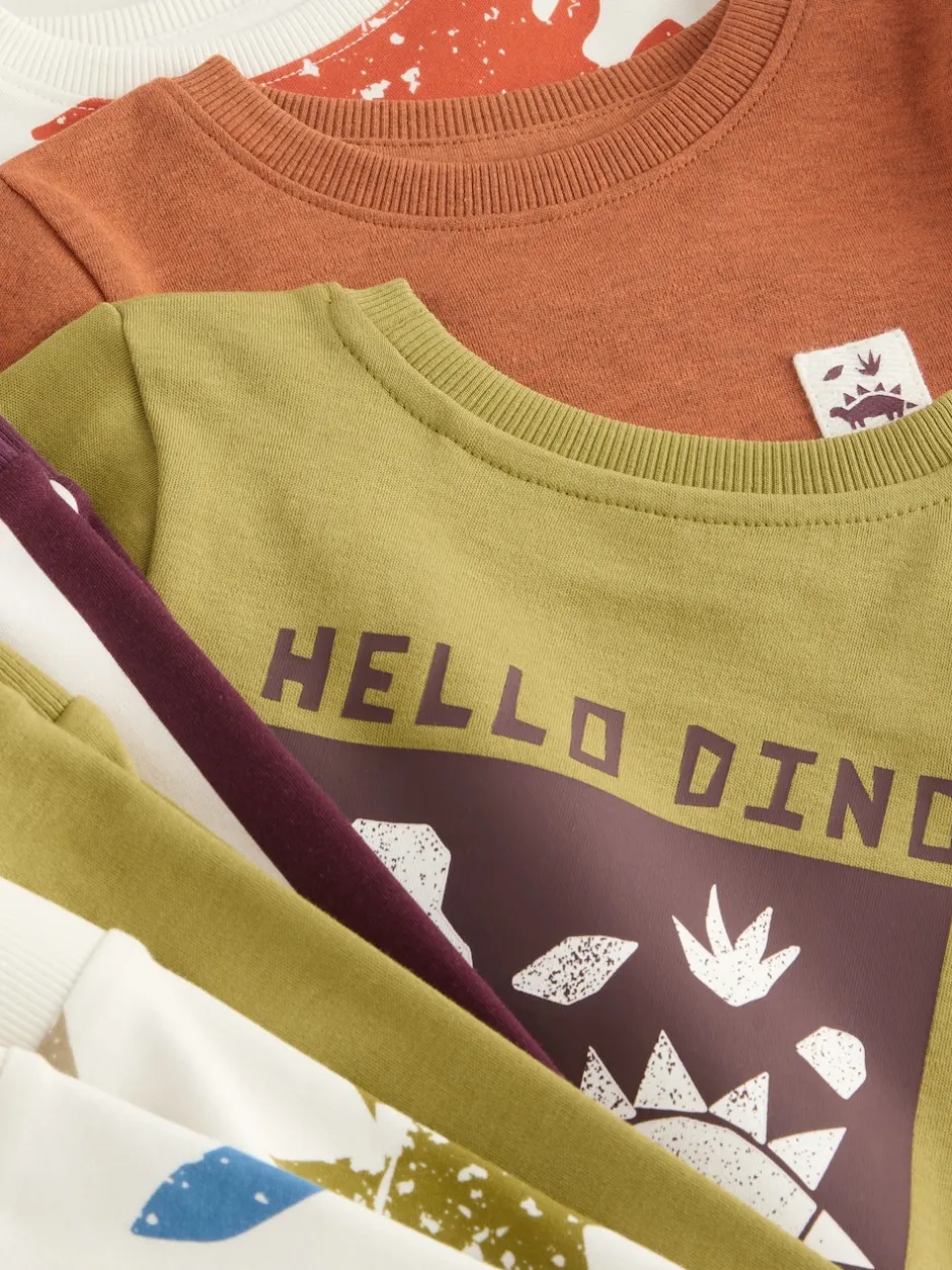 Next - Lot de 3 pyjamas Snuggle (9mois-10ans) Dino multicolore brillant Outlet