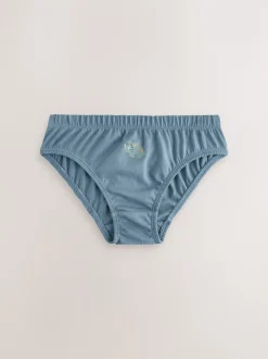 Next Dinosaure bleu - 100% Coton Imprimé Caleçons 5 Pack (1.5-10ans) New