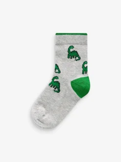 Next Dinosaure couleur vive - 10{Paquet de chaussettes en coton riche Best