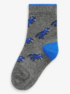 Next Dinosaure couleur vive - 10{Paquet de chaussettes en coton riche Best