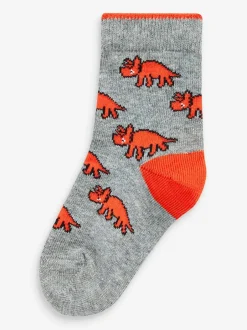 Next Dinosaure couleur vive - 10{Paquet de chaussettes en coton riche Best