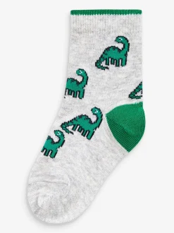 Next Dinosaure couleur vive - 10{Paquet de chaussettes en coton riche Best
