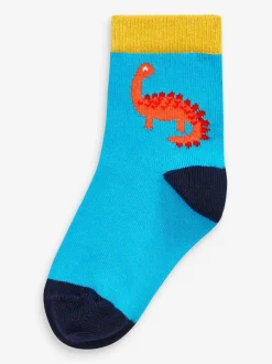 Next Dinosaure couleur vive - 10{Paquet de chaussettes en coton riche Best