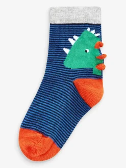 Next Dinosaure couleur vive - 10{Paquet de chaussettes en coton riche Best