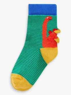 Next Dinosaure couleur vive - 10{Paquet de chaussettes en coton riche Best