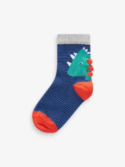 Next Dinosaure couleur vive - 10{Paquet de chaussettes en coton riche Best