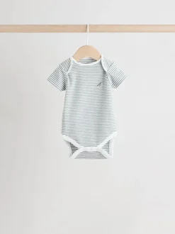 Next Dinosaure gris - Bodys pour bébés Manches courtes 5 Pack Outlet