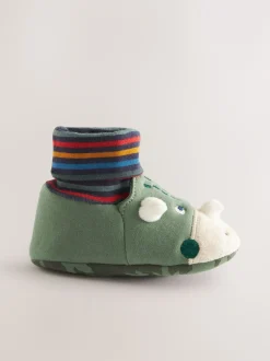 Next Dinosaure vert - Chaussures bottines chaussettes bébé (0-18mois) Sale