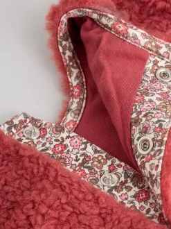 Next Ditsy rouge - Ensemble de Hauts et Leggings en polaire Bébé 2 pièces (0mois-2ans) Sale