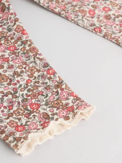 Next Ditsy rouge - Ensemble de Hauts et Leggings en polaire Bébé 2 pièces (0mois-2ans) Sale