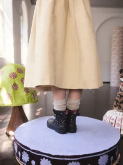 Cath Kidston Ditsy étoile pliable Noir - Bottes Wellington Best