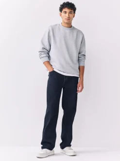 Next Délavage bleu - - Jean Motionflex Coupe ample Outlet