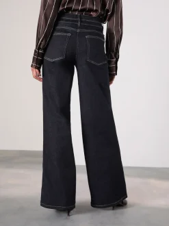 Next Délavage bleu - Jean Ample Slim Lift and Shape Hot