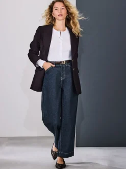 Next Délavage bleu - Jean denim à jambe large Best