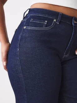 Next Délavage bleu - Jean Hourglass coupe large Discount