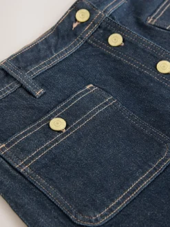 Next Délavage bleu - Minijupe Denim à poches plaquées